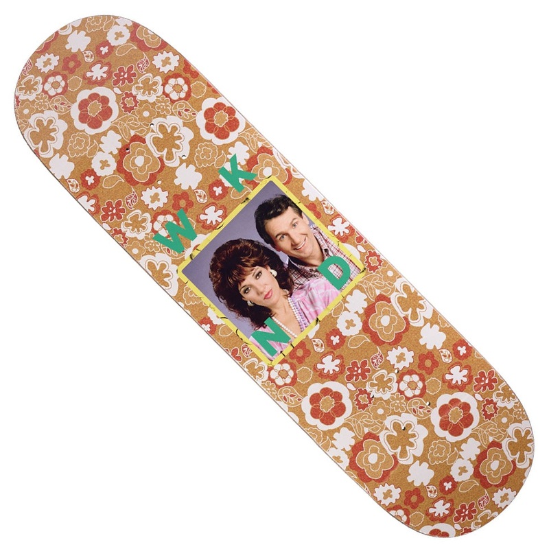 WKND Skateboards Al and Peggy Date Series Deck Multicolor 8.375 x 32.5 WB:14.5