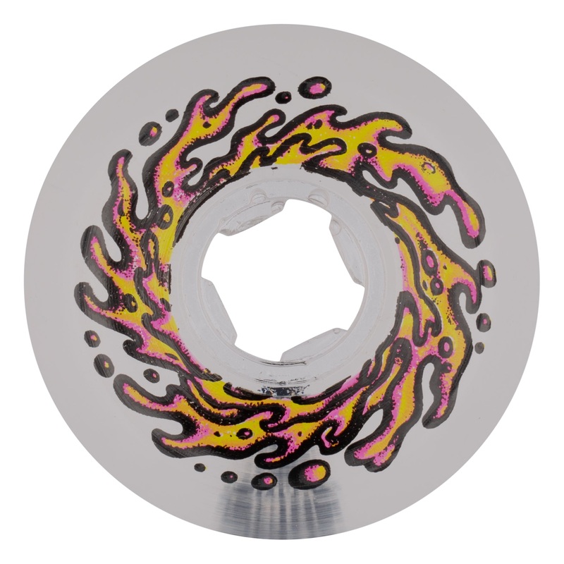 54mm Mirror Vomits Clear 99a Slime Balls Skateboard Wheels Clear 54mm