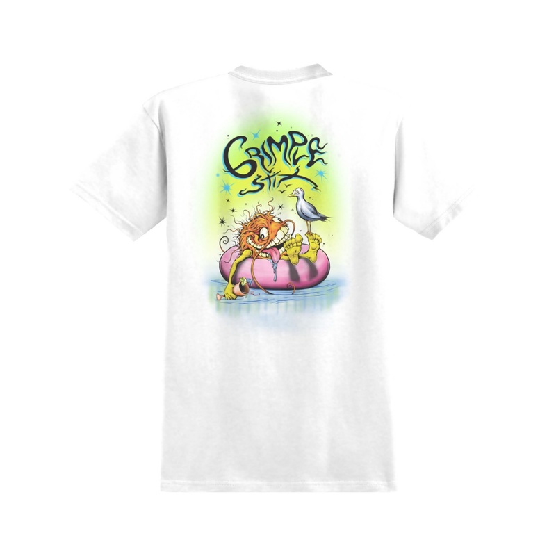 Anti-Hero Grimple T-Shirt Beach White Small