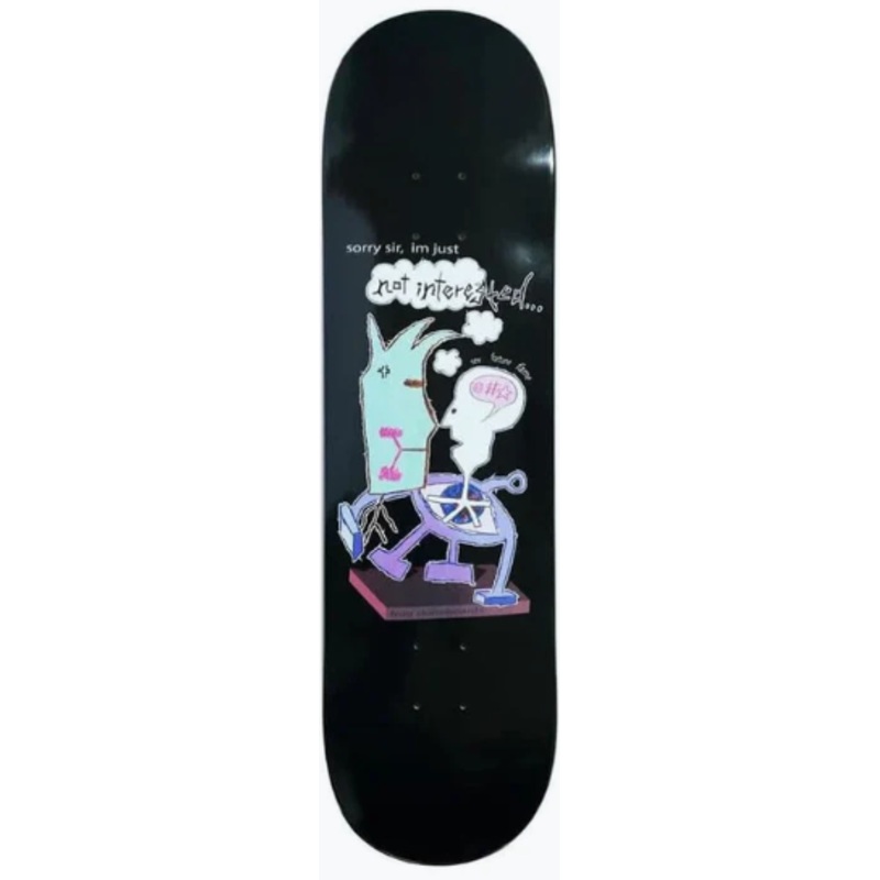 Frog Skateboards Not Interested Pat G Black Deck 8.38″ 8.38 in
