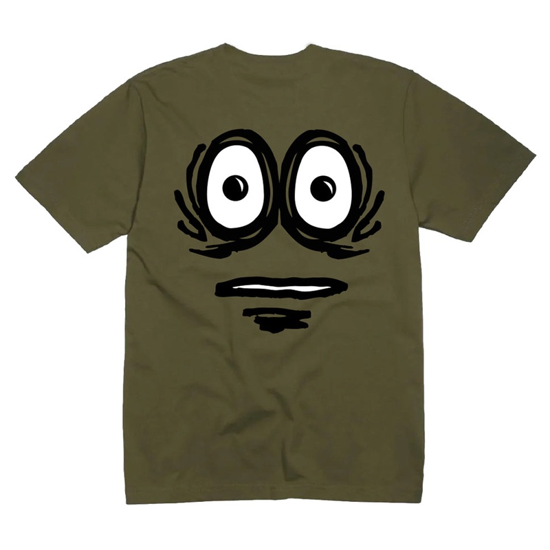 Heroin Skateboards The Pickle T Shirt Military Green Medium