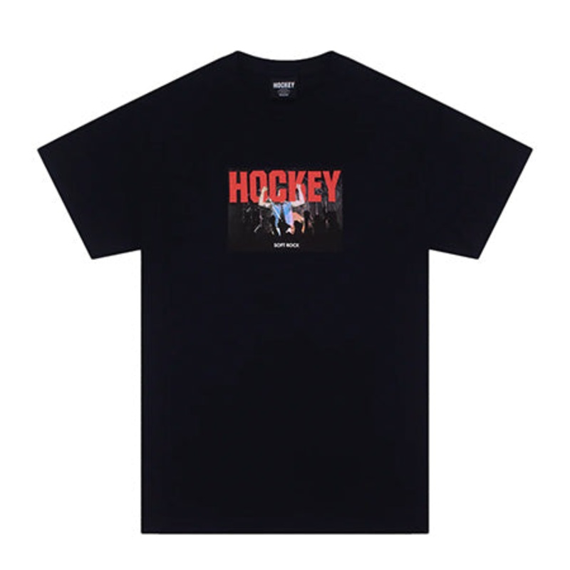 Hockey Soft Rock T Shirt Black Medium