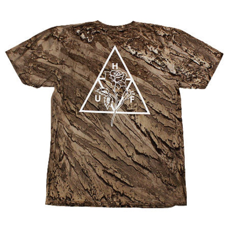 HUF Ambush Tie Die Rose TT T Shirt Sand Large