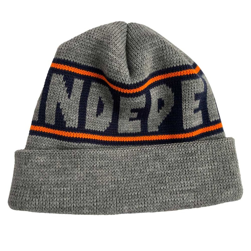 Independent Bar Logo Long Shoreman Beanie – Dark Grey Dark Gray