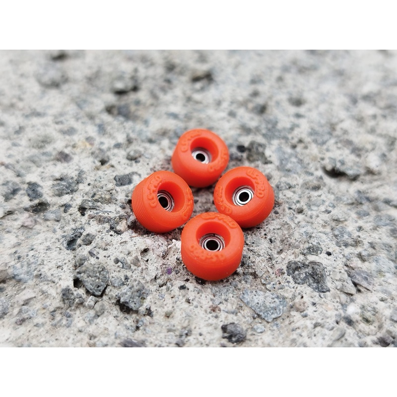 Kraken Orange GS-Pro (Soft 95a) Urethane Fingerboard Wheels (Choose Shape) Street