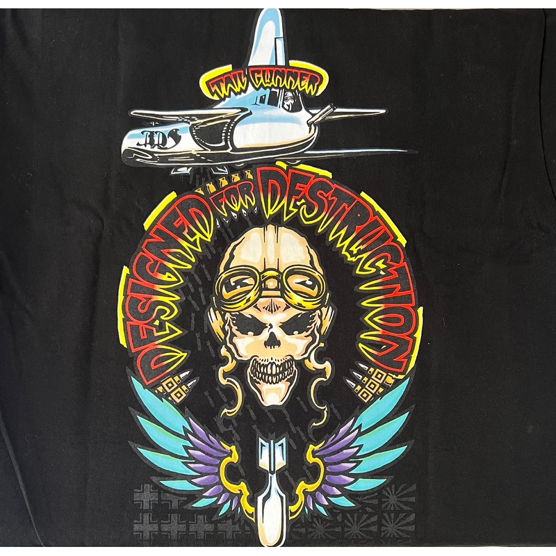 LG BDA TailGunner Skateboard Art Shirt – Black