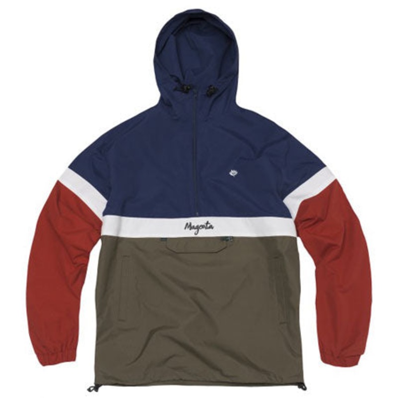 Magenta 96 Tricolor Jacket Blue/ White/ Green Medium