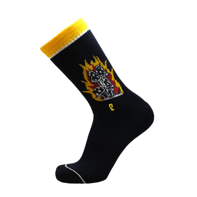 Psockadelic Mushroom Flame Socks OS