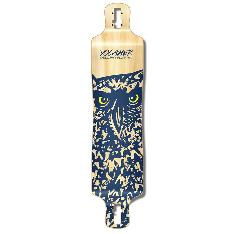 Punked Lowrider Longboard Deck – Spirit Animal OWL Deck