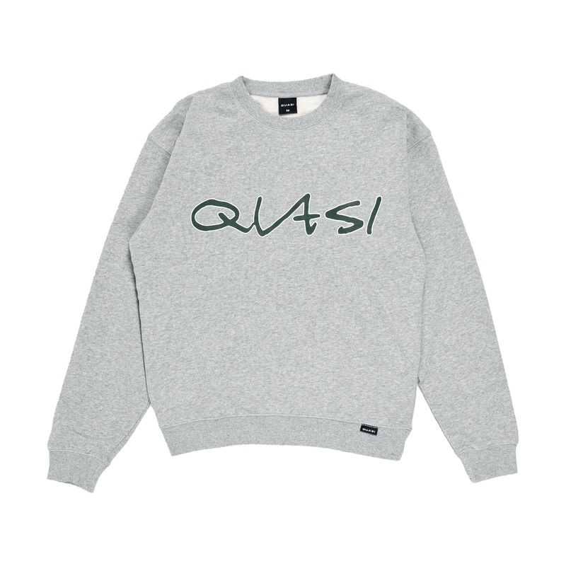 Quasi Sig Crew Heather Grey M