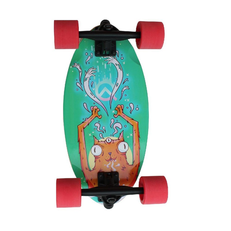 Quest Eggboard Cat Beginner 19″ skateboard longboard Complete