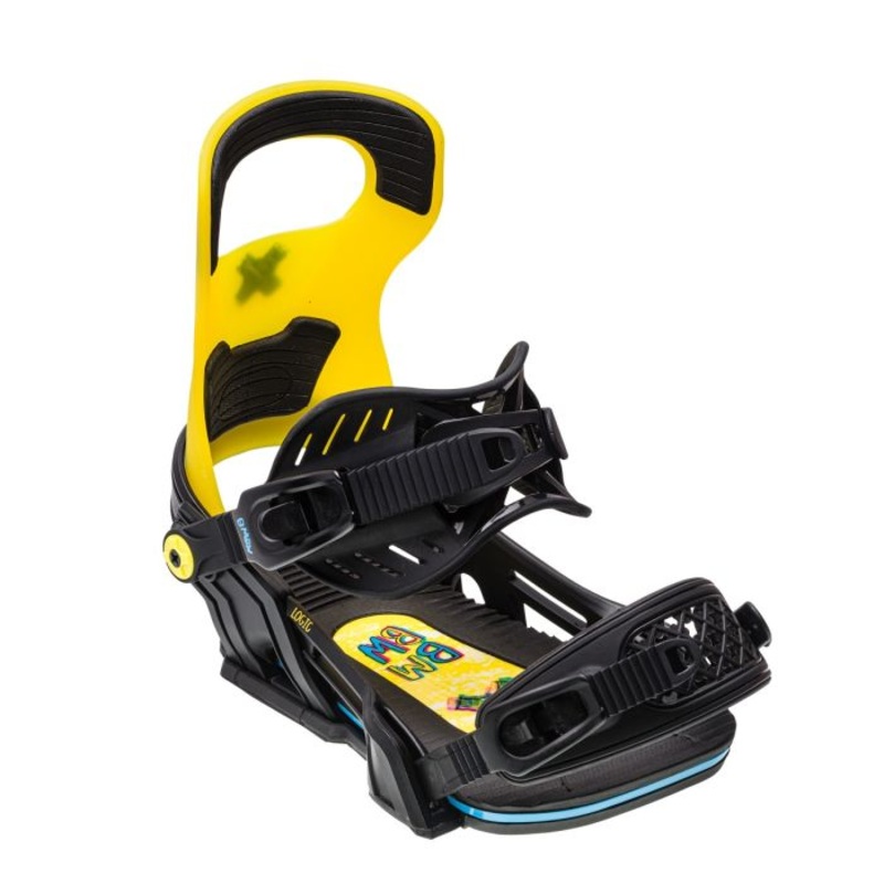 Bent Metal Binding Logic Snowboard Bindings – 2024 Medium Yellow
