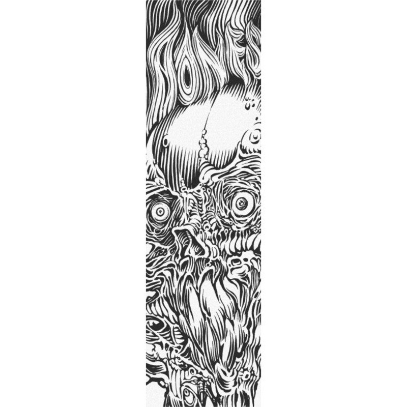 BONES WHEELS “STARE DOWN” 9″ B&W GRAPHIC GRIP TAPE