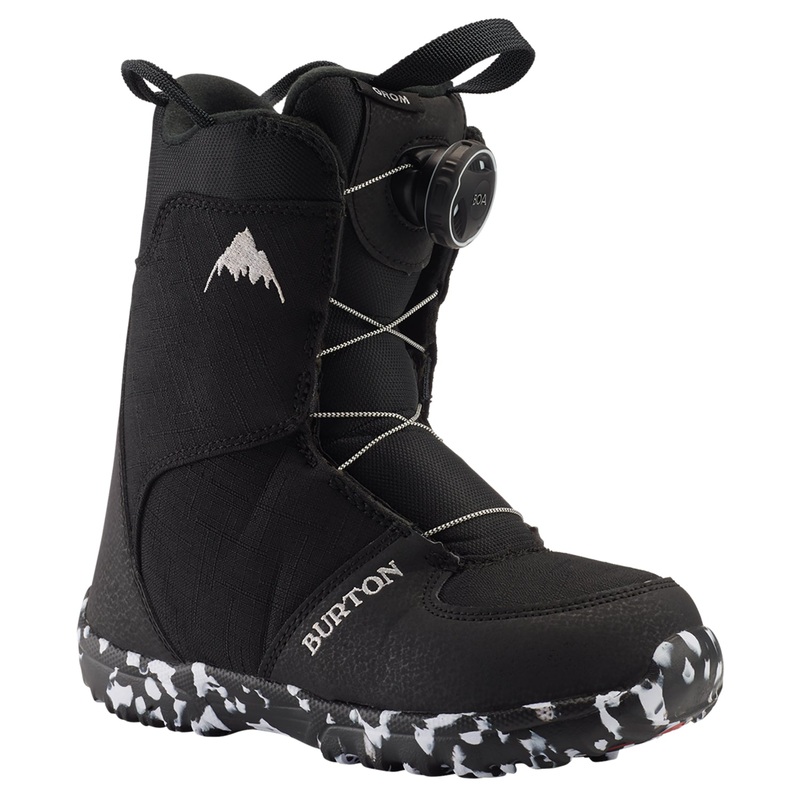 Burton Kids Grom BOA Snowboard Boots Black 2024 12C