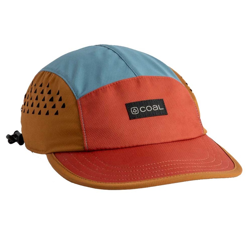 Coal Kids Provo UPF Tech 5 Panel Cap Khaki Bubble Camo