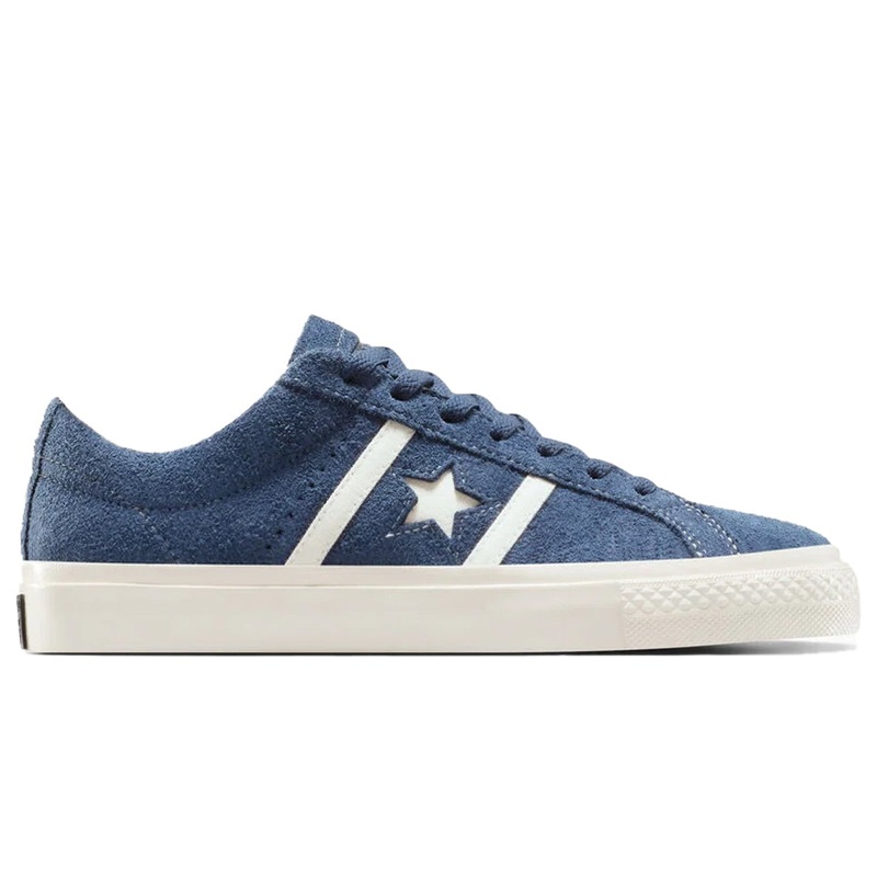 Converse One Star Academy Pro Suede Navy Egret Shoes Navy/ Egret 8