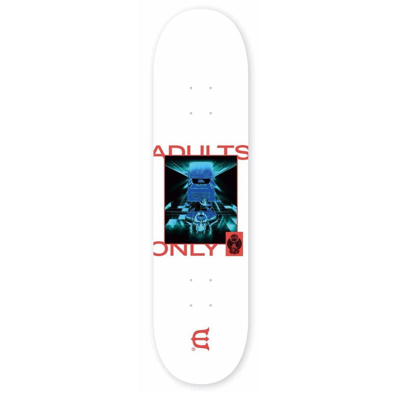 EVISEN ADULTS ONLY SKATEBOARD DECK 8.38 8.38
