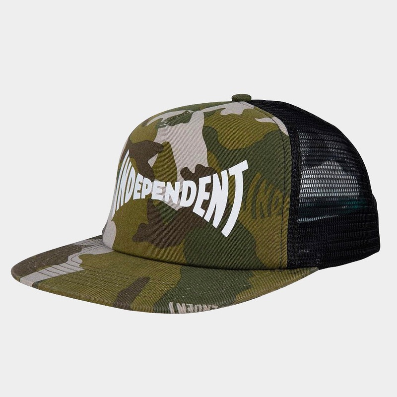 Independent Span Mesh back Cap – Camo / Black
