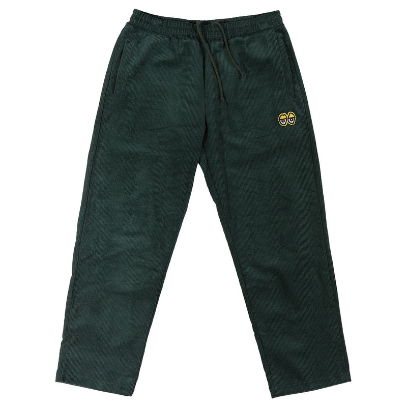 Krooked Eyes Corduroy Pants Green MD