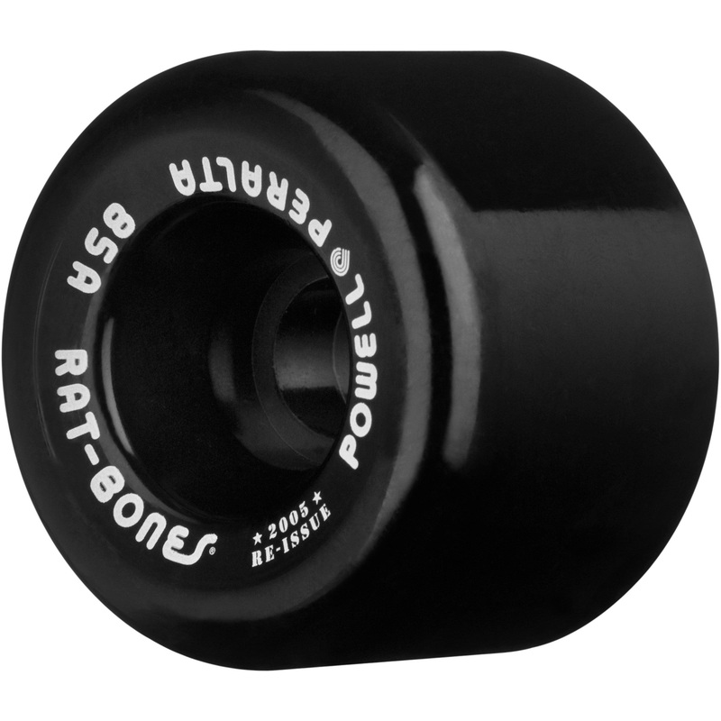 Powell Peralta 85a Rat Bones 60mm Skateboard Wheels Black 60mm Black