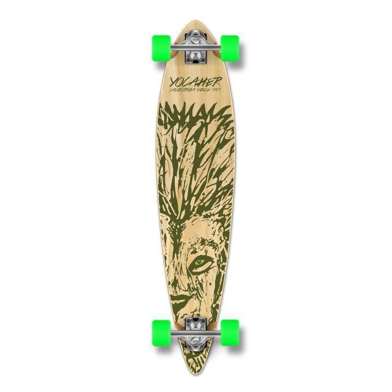 Punked Lion Pintail 40″ Longboard Complete