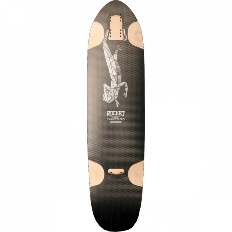 Rocket Carlotti Leon 38″ Downhill Freeride Longboard Deck 10YTh Anniversary Model Deck