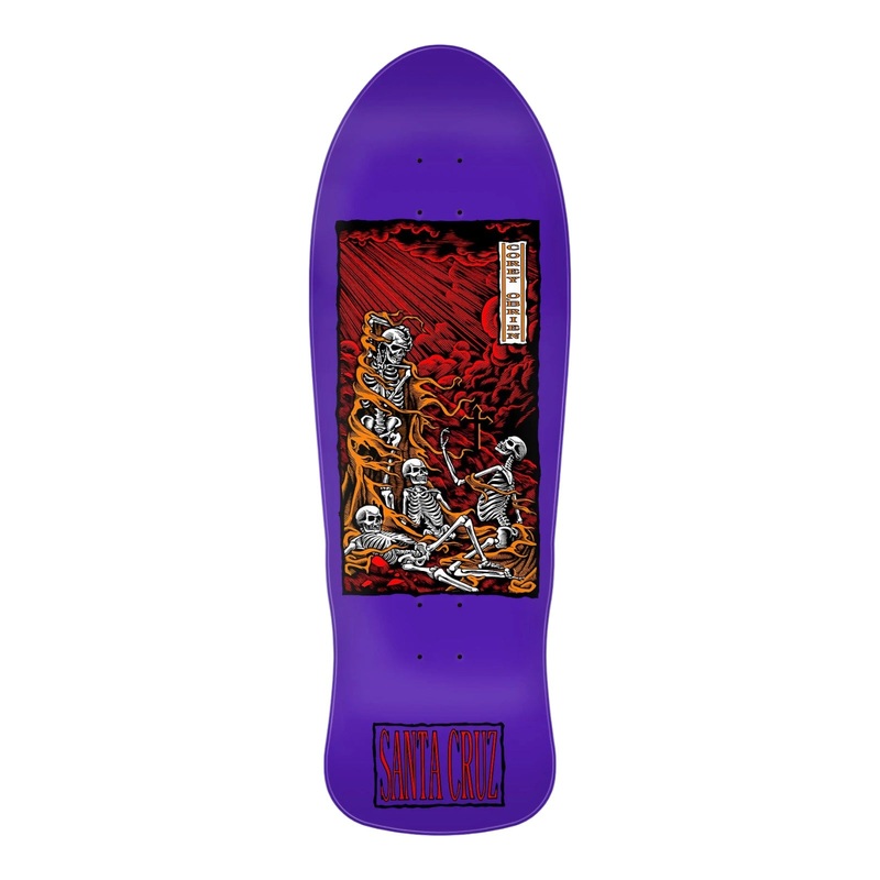 Santa Cruz Reissue Skateboard Deck 9.85 OBrien Purgatory 9.85
