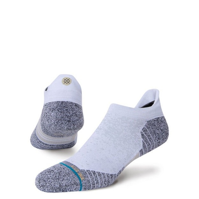Stance Performance Light Run Tab Socks Medium White