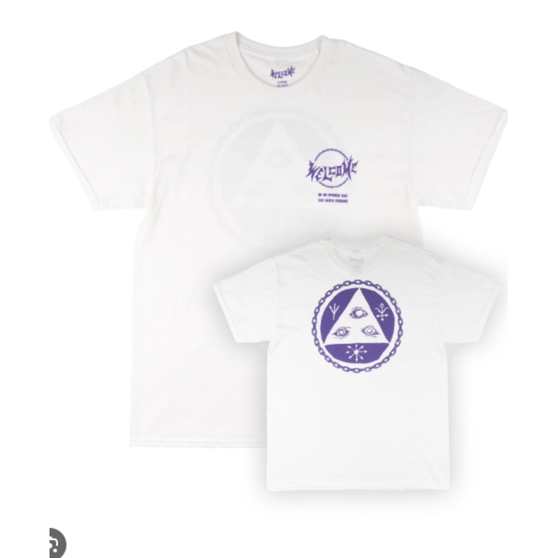 Welcome Tali Chain Tee Shirt White Small Small