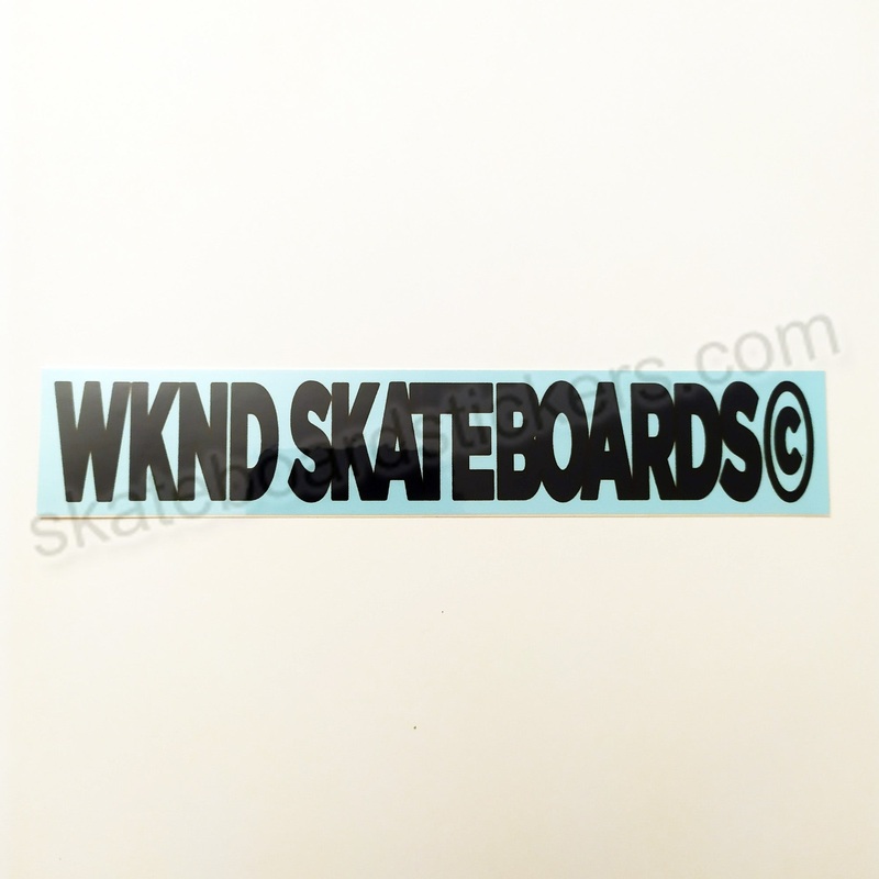 WKND Skateboards Sticker – 15 cm x 2.75 cm approx