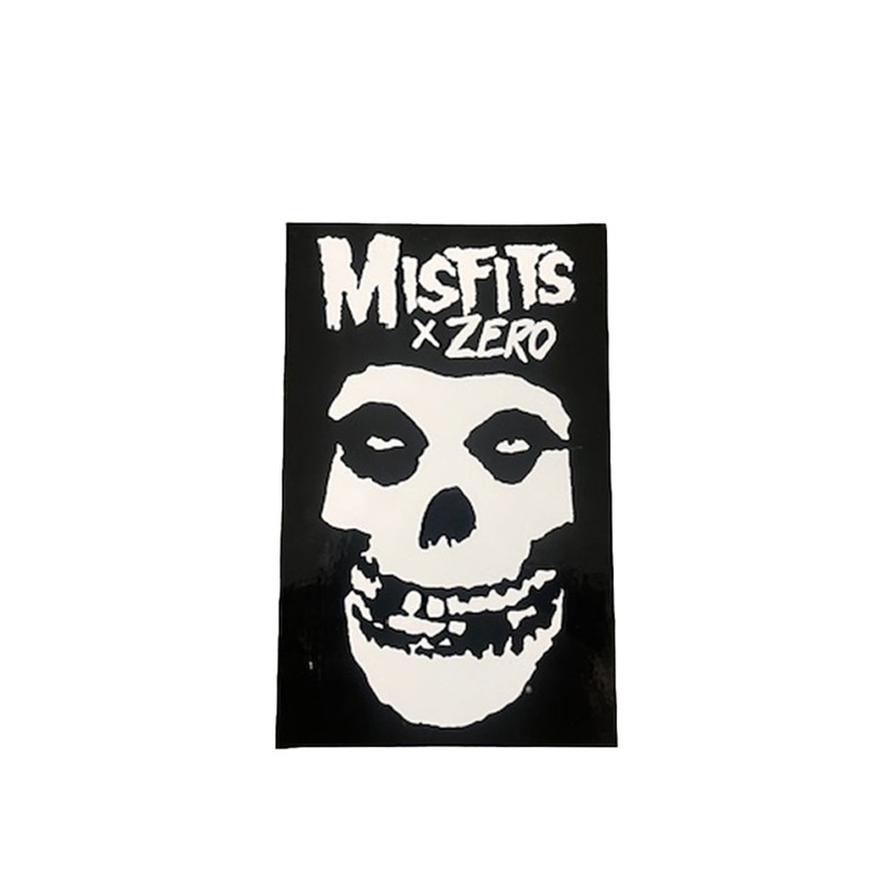 Zero Misfits Sticker Black 6″