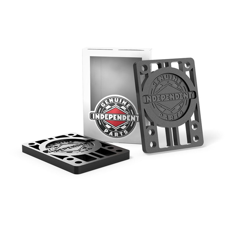 1/4in Independent Genuine Parts Risers Black 1/4 in