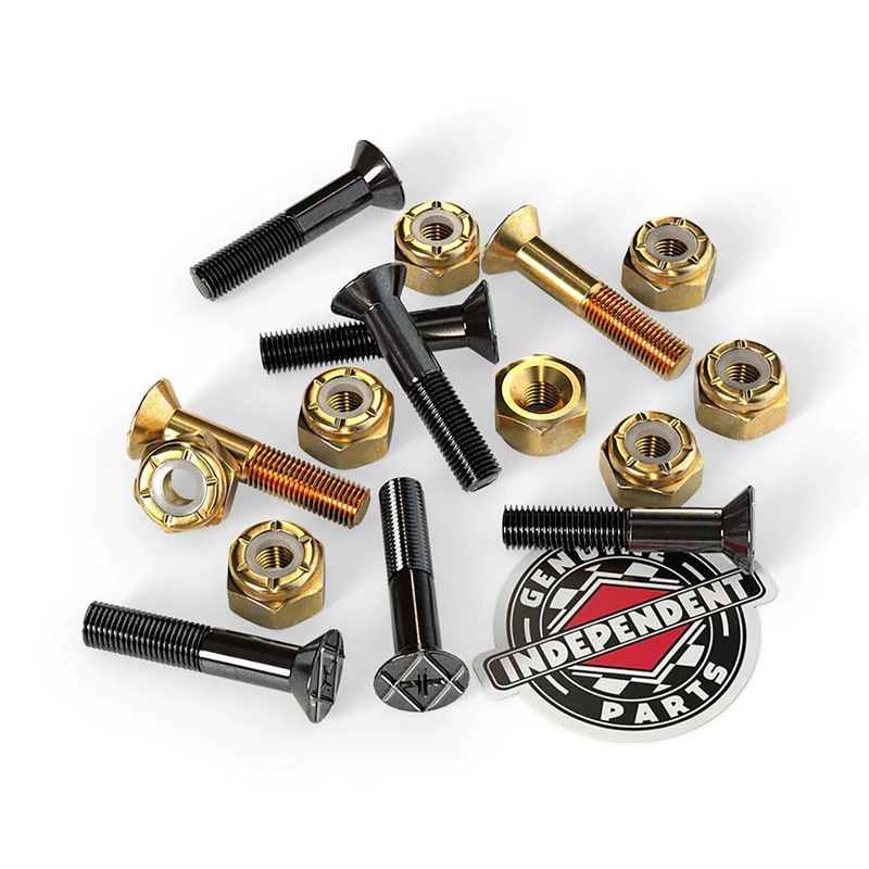 1in Phillips Independent Genuine Parts Black Gold Hardware