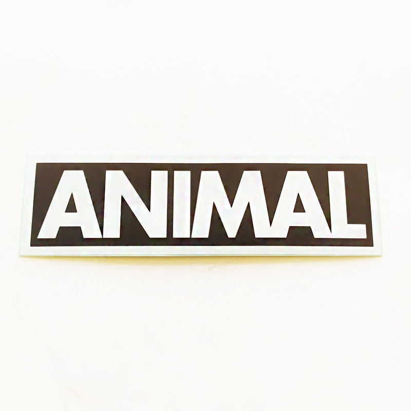 Animal Bikes BMX Sticker / Decal – 10.5 cm across approx – Black