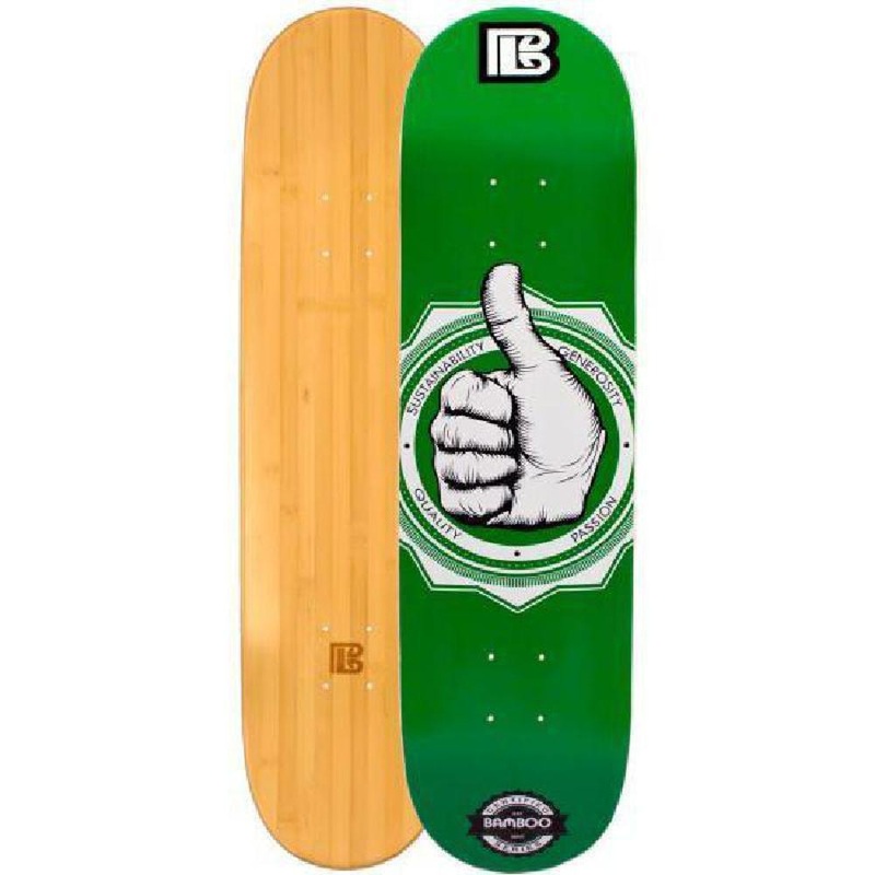 Bamboo Skateboard -A-Okay- From Bamboo Longboards – Complete 8.5