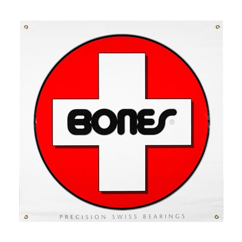 Bones Bearings Swiss Circle Banner