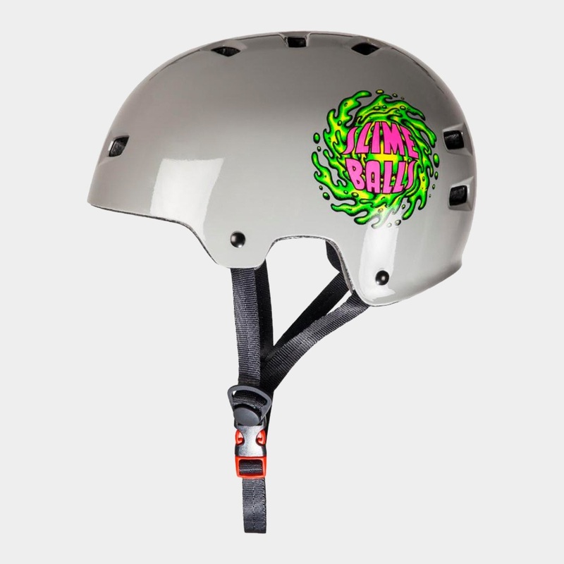 Bullet x Slime Balls Helmet Slime Logo – Grey OSFA
