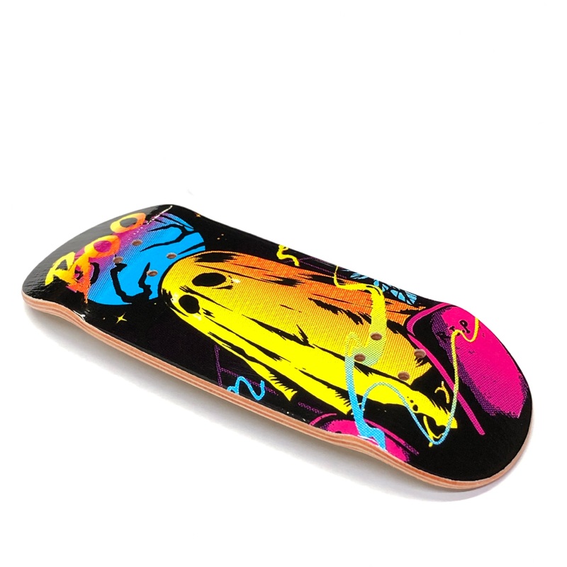 Chems Retro “Boo Pro Model” Fingerboard Deck 29mm Mid-Pro Popsicle