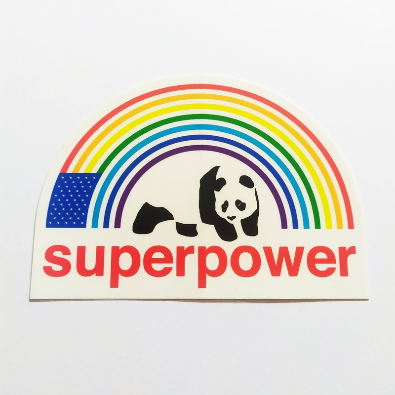 Enjoi Skateboard Sticker – Superpower