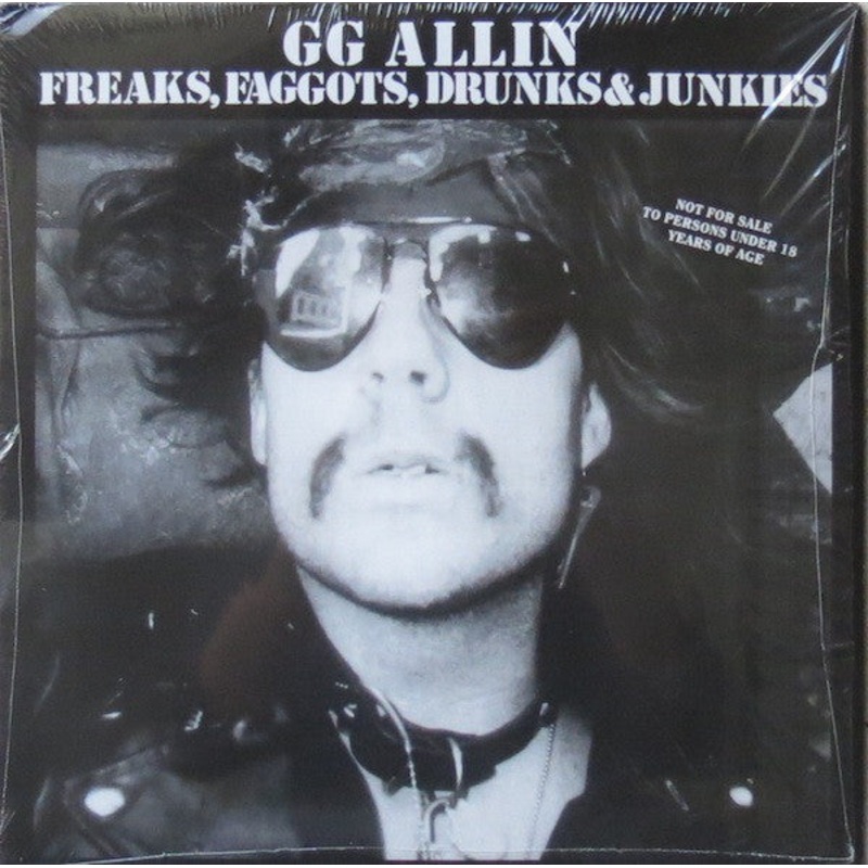 GG Allin – Freaks, Faggots, Drunks & Junkies Vinyl LP Record