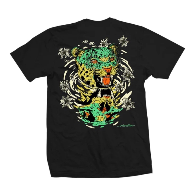 HEROIN SKATEBOARDS DEAD REFLECTIONS T SHIRT BLACK S