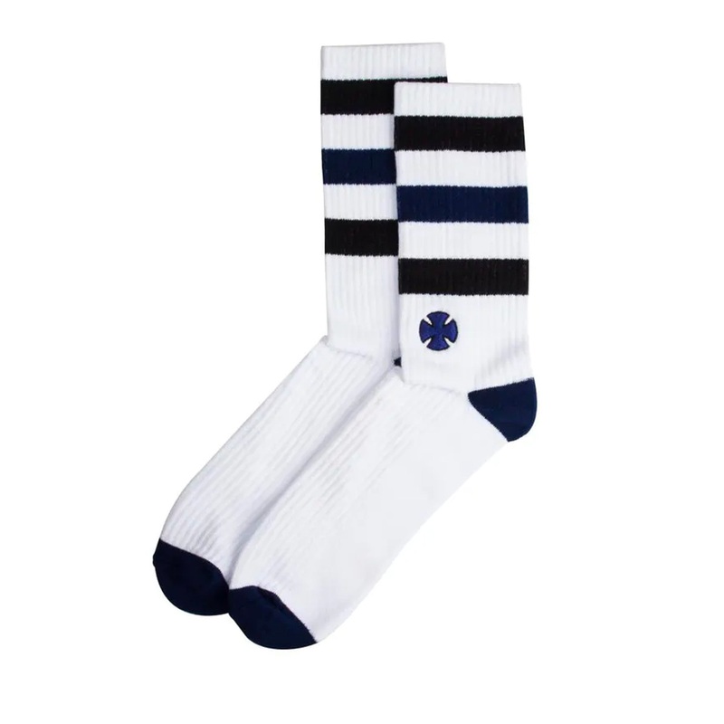 Independent Sock Trip Sock – White/Dark Navy