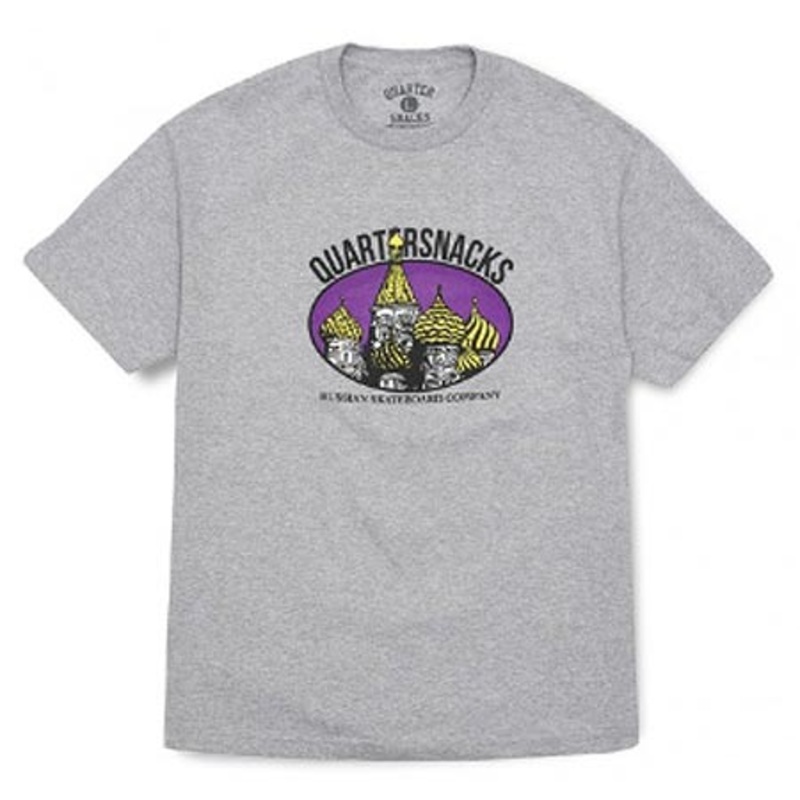 Quartersnacks Russia T Shirt Grey Large