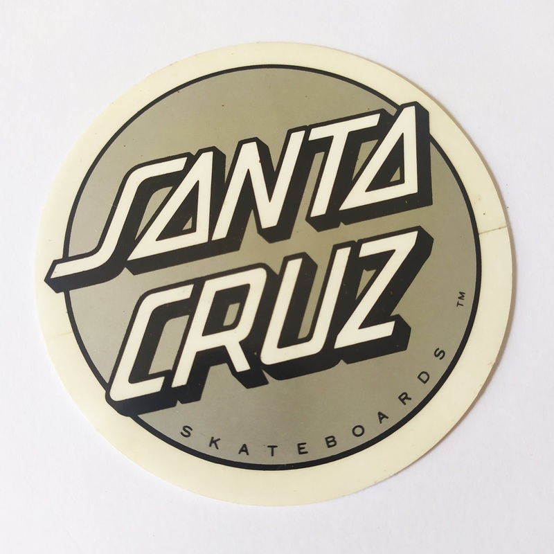 Santa Cruz Old School Skateboard Sticker