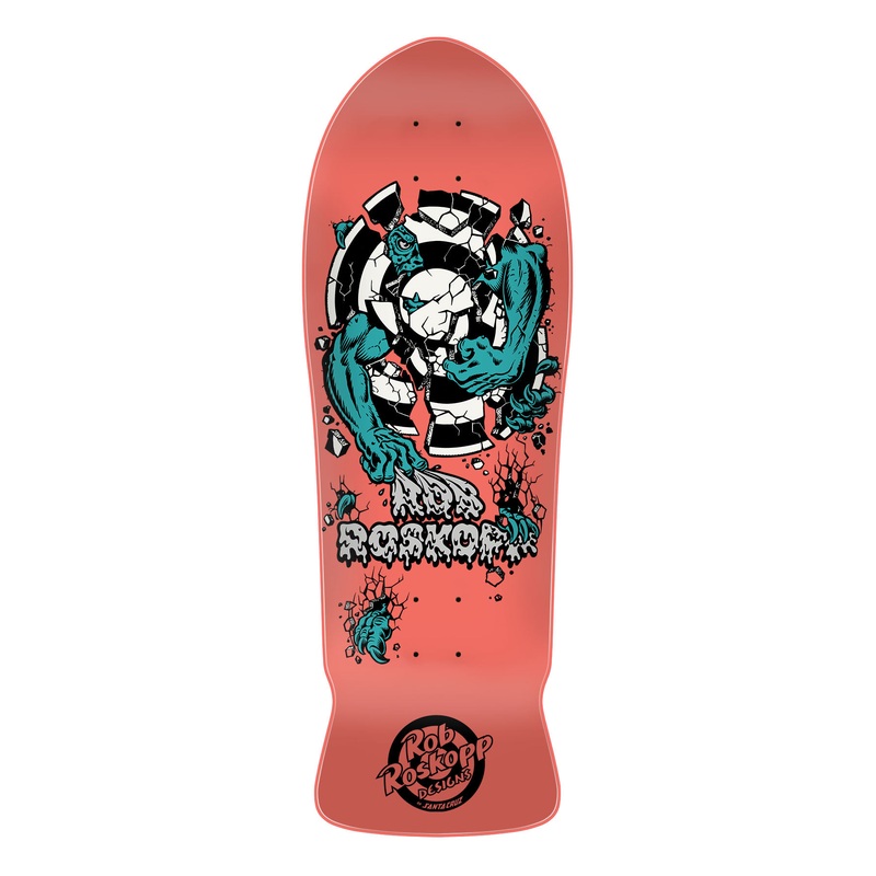 Santa Cruz Roskopp 3 Matte Pink 10.17″ Skateboard Deck