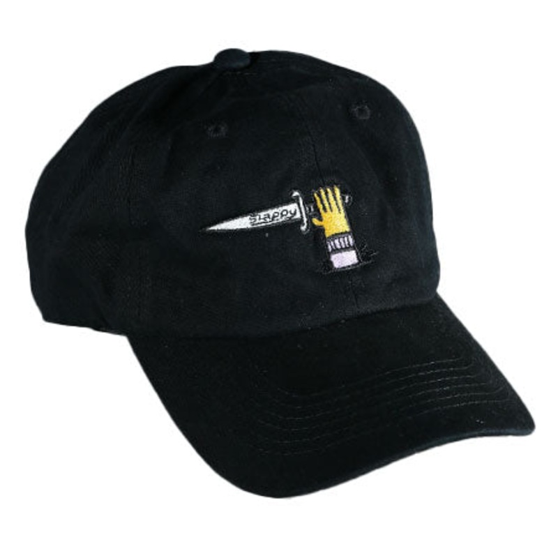 Slappy Trucks Dagger Dad Strap-Back Hat Black One size fits all