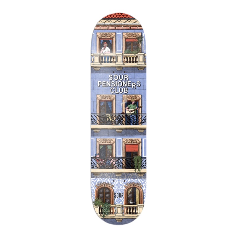 Sour Solution Pensioners Club Skateboard Deck 8.25″ x 32″ 8.25