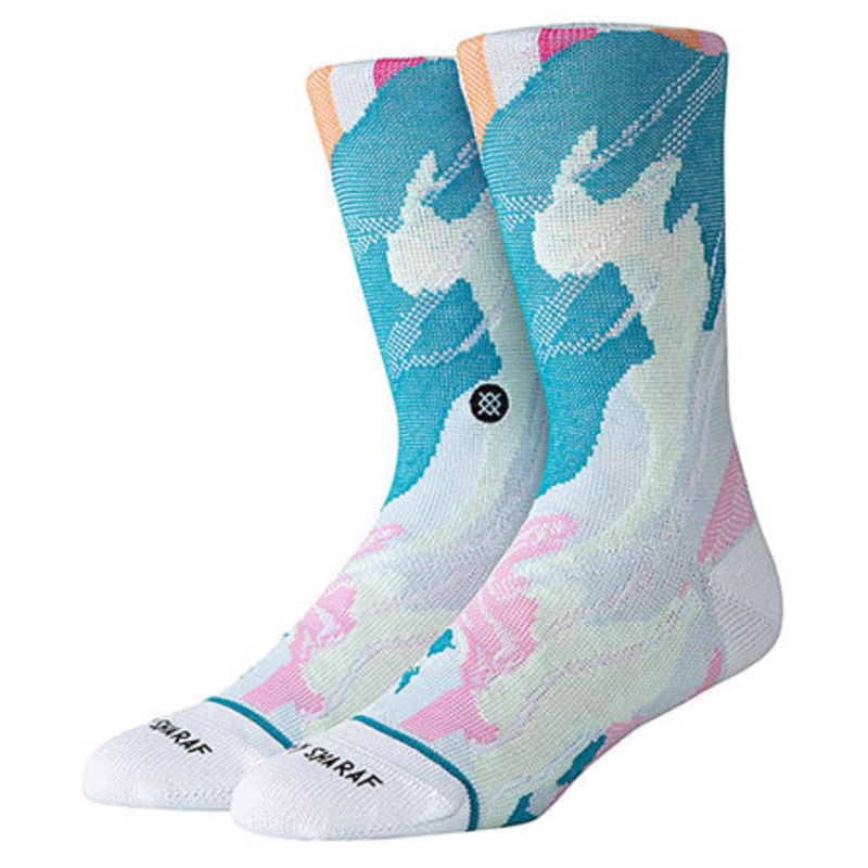 Stance Spilled Color Socks Multicolor Large