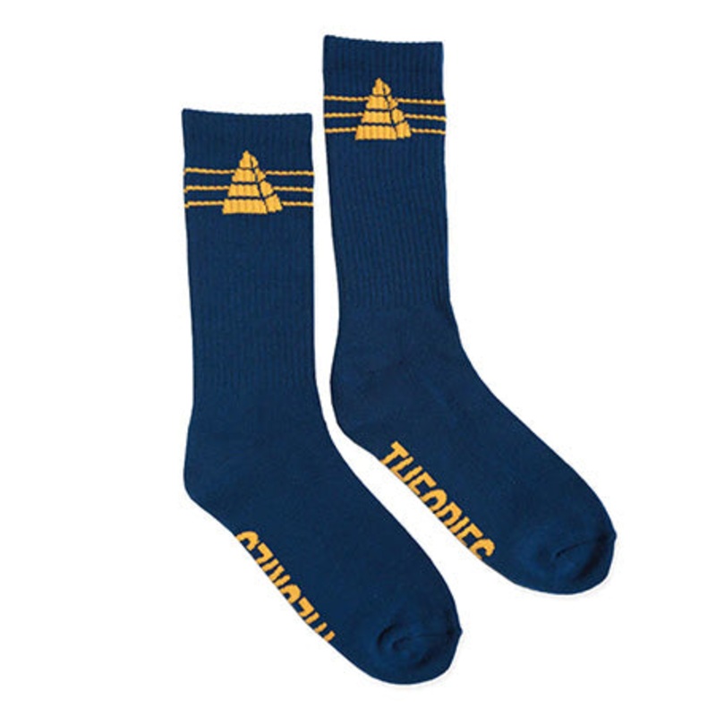 Theories Hoosier Crew Socks Navy One size fits all