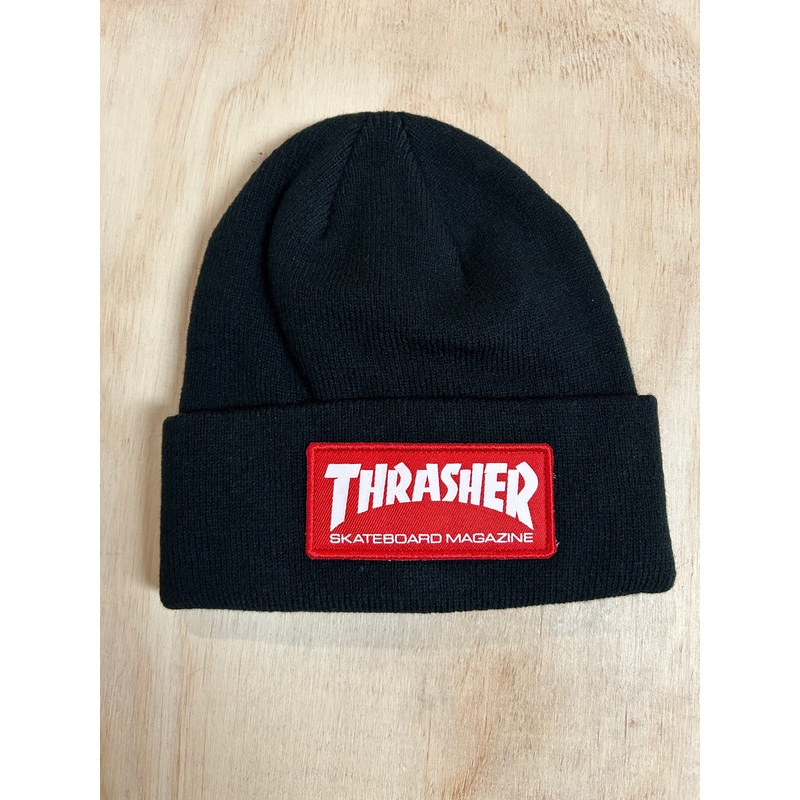 THRASHER SKATE MAG PATCH BEANIE